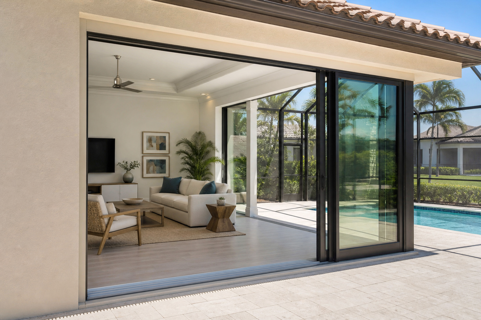 Sliding Glass & Patio Doors in Fountainebleau, FL | Winslow Windows & Doors - detail 1