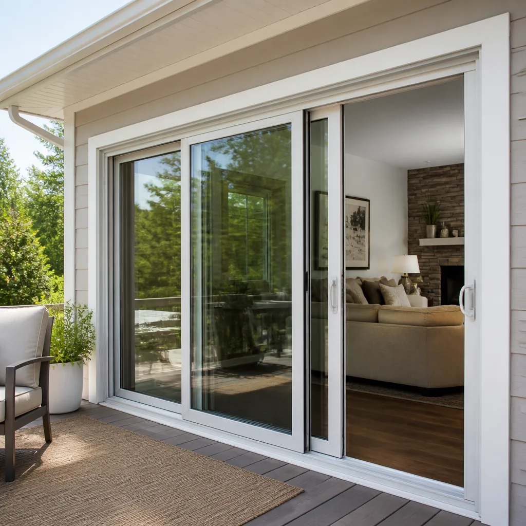 Sliding glass doors